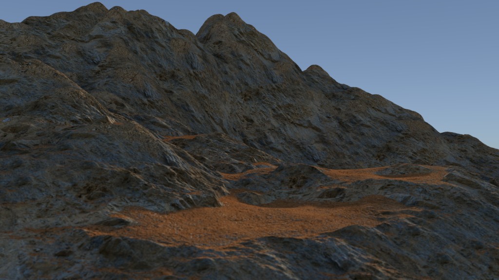 PBR mountain/Terrain shader CYCLES preview image 3